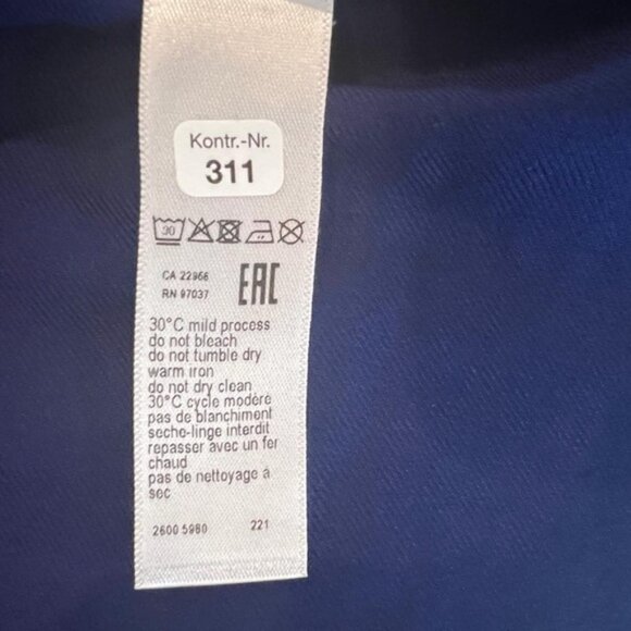 HANRO‎ Made in Turkey 🇹🇷 Crew Neck Short Cap Sleeve Pullover Blouse Size SMALL - Picture 9 of 10